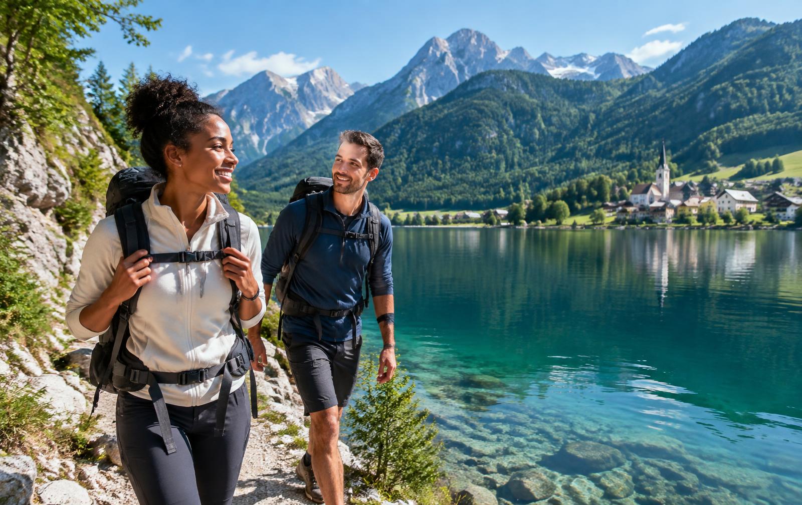 Travellers in Bohinj and Ljubljana